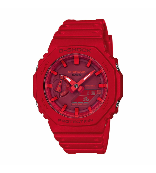 G-SHOCK rojo GA-2100-4AER -...