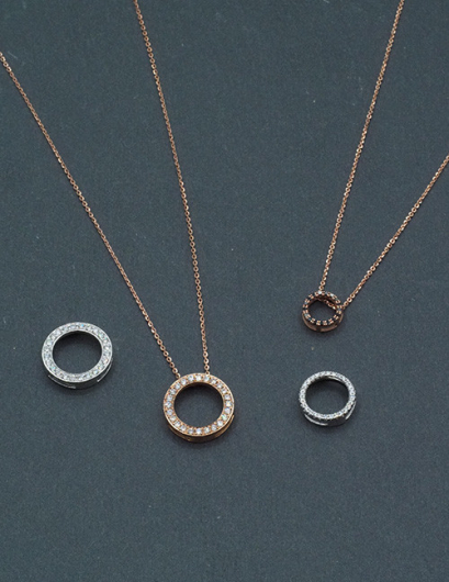 Diamond Circle Pendant...