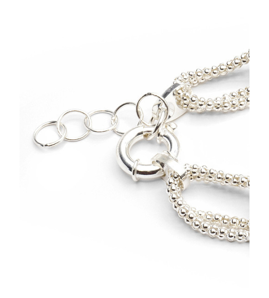 Silver ring necklace