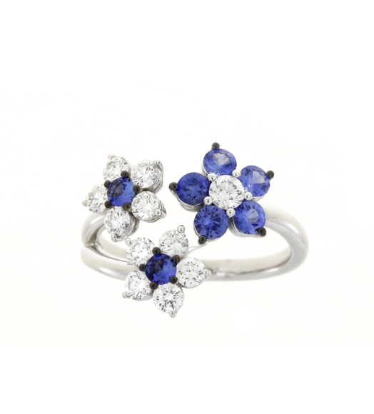 White gold sapphire and...