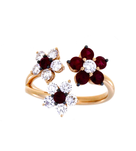 Garden ring with ruby and...